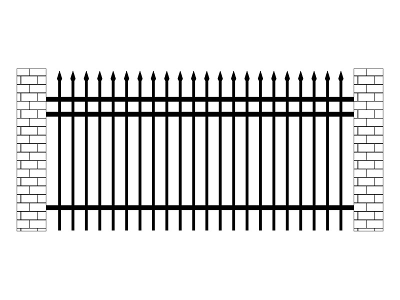 廠區鋅鋼圍欄圖片