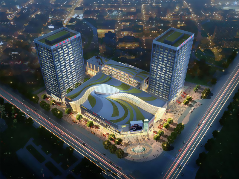 蕪湖潤(rùn)地商業(yè)廣場(chǎng)百葉窗、樓梯扶手定制