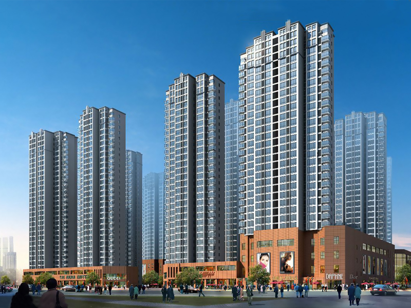 蒙城玖隆國際小區(qū)百葉窗、鋅鋼樓梯扶手定制