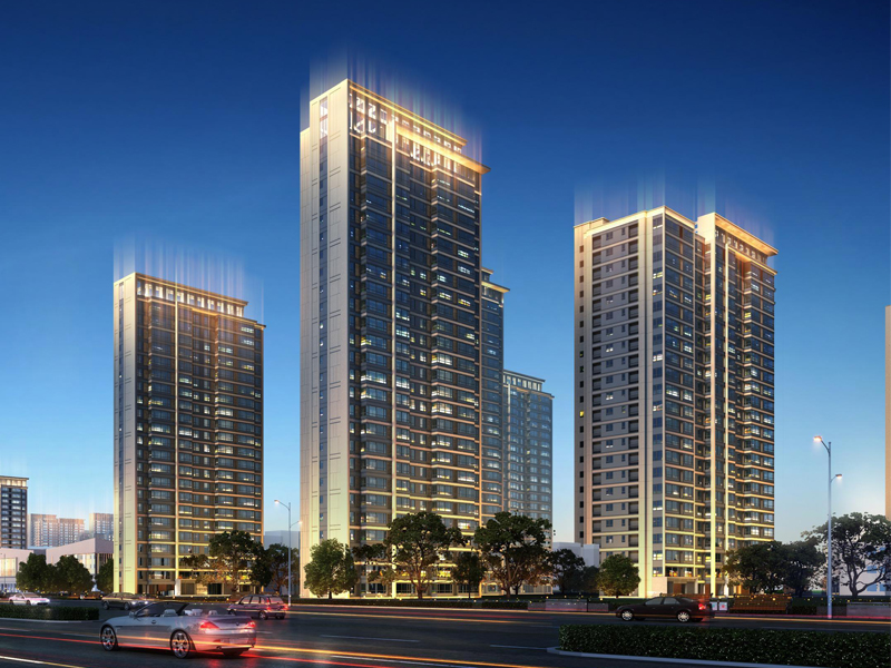 合肥保利和光塵樾小區百葉窗、樓梯扶手定制