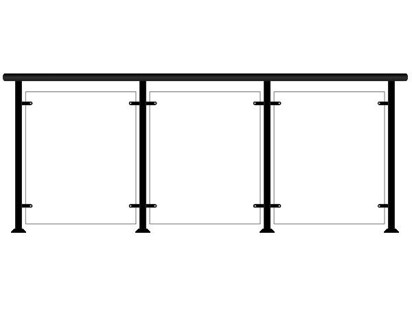 鋅鋼玻璃陽(yáng)臺(tái)欄桿圖片4